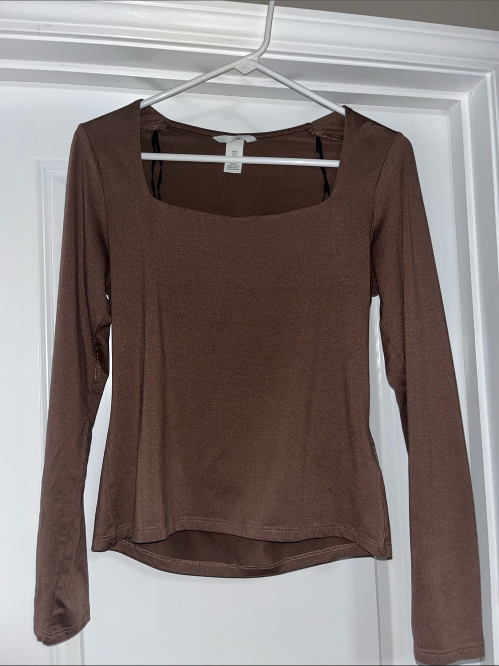 Brown long sleeve shirt